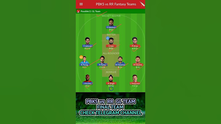 PBKS vs RR Dream11 Team Prediction Today | PBKS vs RR Dream11 Prediction
