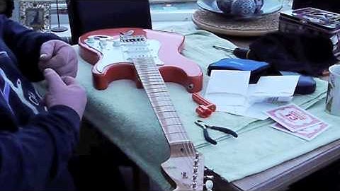 Stratocaster copy part 3  home built guitar part 3 of 3