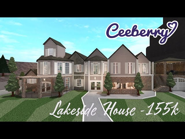 roblox bloxburg modern hillside cabin 254k youtube