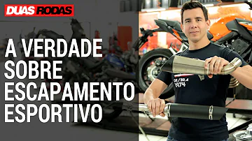 Como funciona o escape da moto?