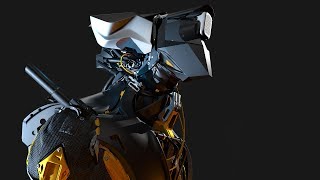 MM44 Part 1 - Mech Hard Surface Modeling Tutorial - Trailer