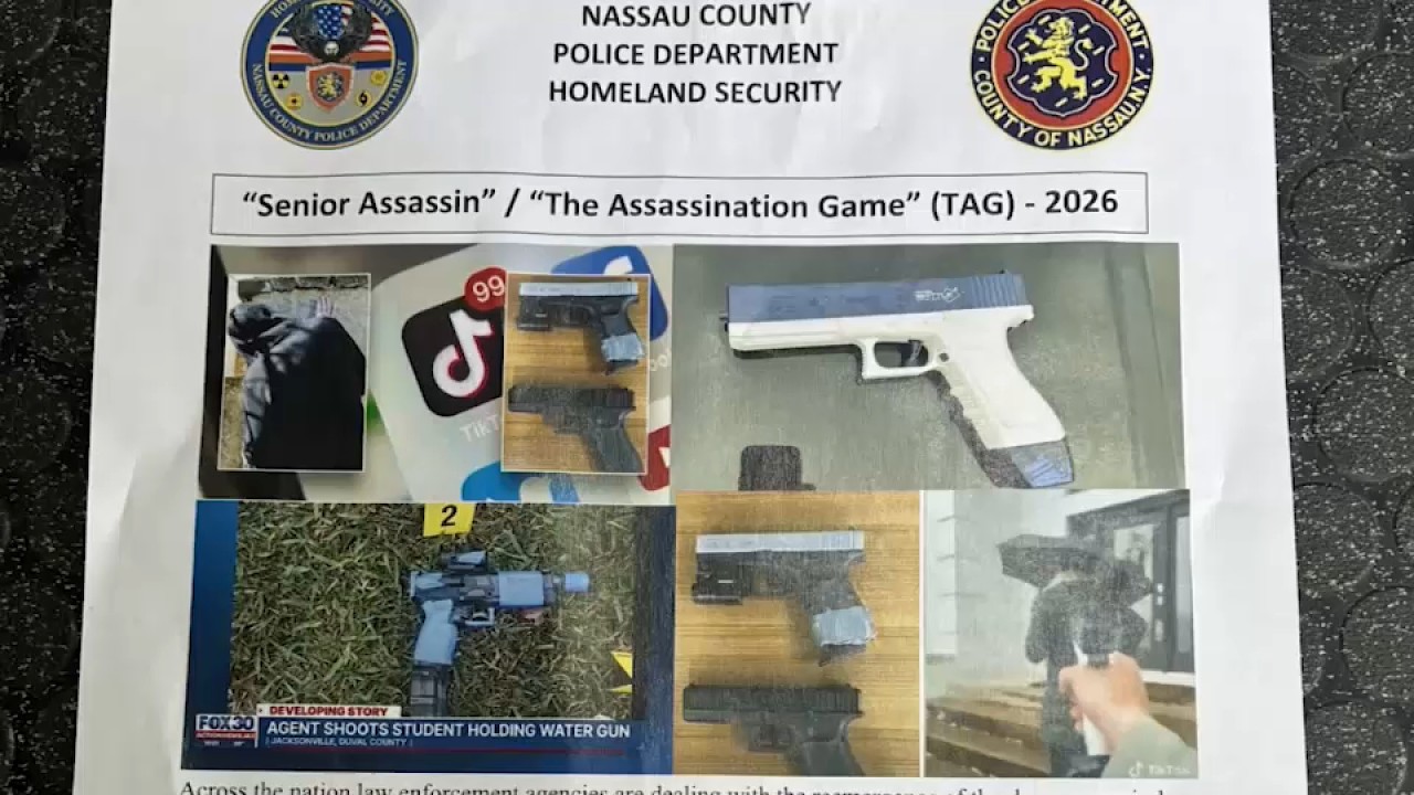 High school senior water gun prank sparks concern as toy weapons look ...