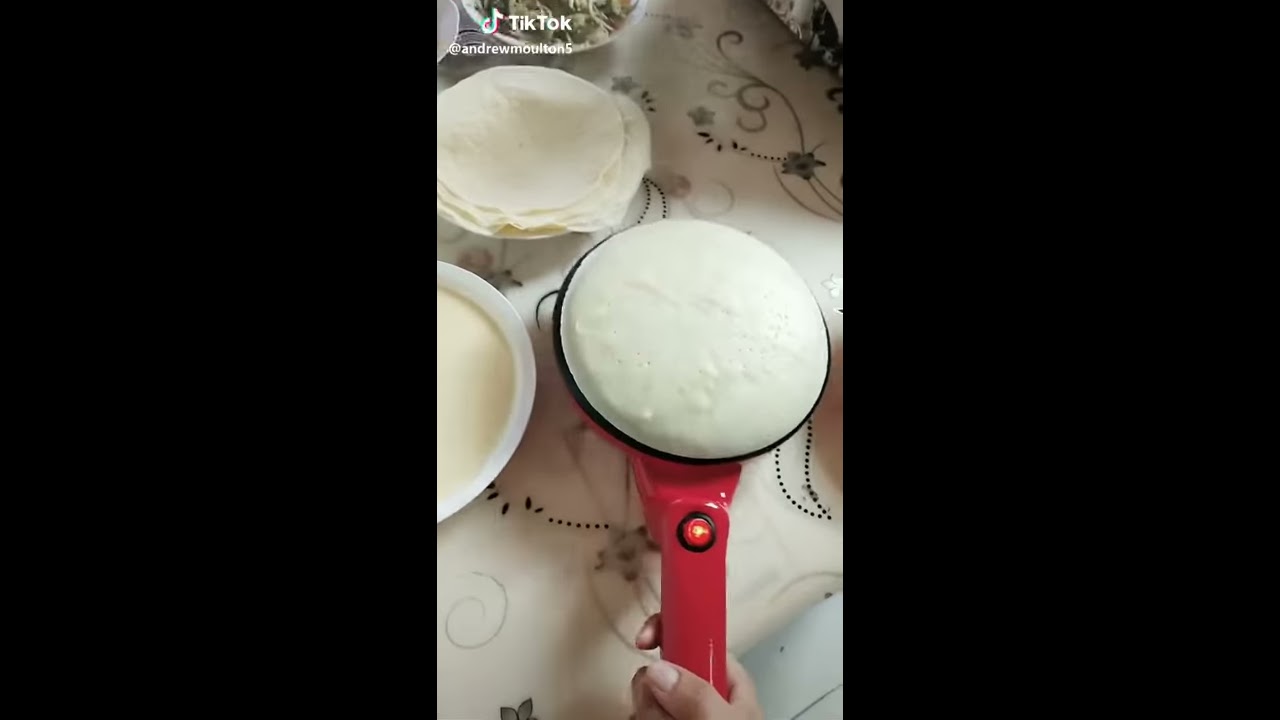 Einhand Crepes Maker - Kinderleicht dünne Pfannkuchen machen - YouTube