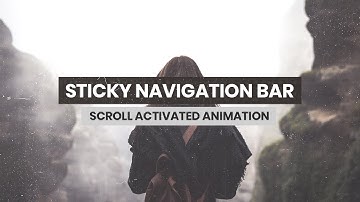 Sticky NavBar With JQuery | HTML, CSS & JavaScript