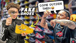 YOUR SHOES ARE FAKE PRANK GONE WRONG!!!