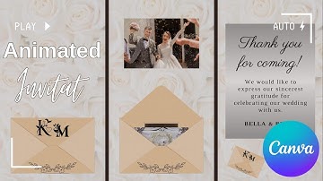 How to Create an Animated Invitation in Canva
