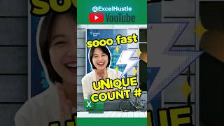 Excel Tips to Work 10x Faster_UNIQUE, COUNTIF, Hashtag Trick! | Excel Hustle