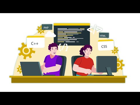 Coding Programmer Animation Scene | Motion Graphics | TagHub