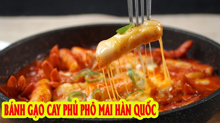 Pho mai dùng làm bánh gạo là loại gì