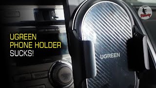 How to Install UGREEN Car Phone Mount 2021 | Waterfall-Shaped Phone Mount Model LP405 PN20473