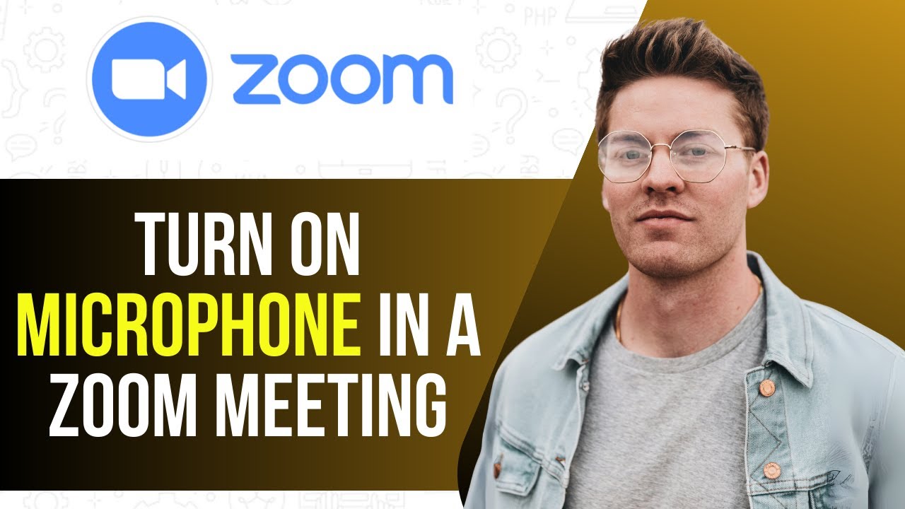 How to Turn On Microphone in a Zoom Meeting (Step by Step)