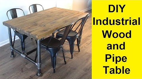 Build This DIY Industrial Table with ONE Tool!