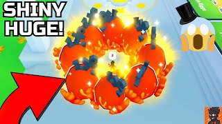 Opening 8 Huge-A-Tron 2 Eggs AT ONCE GOT A SHINY WHAT Pet Simulator X