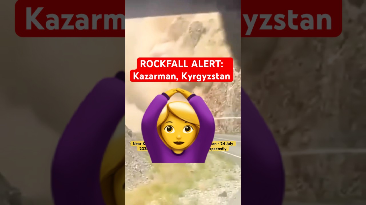 Rockfall hit mountain route unexpectedly 