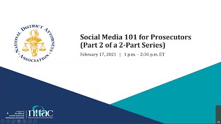 Social Media 101 for Prosecutors (Part 2 of a 2 Part Series): Demystifying Digital Evidence