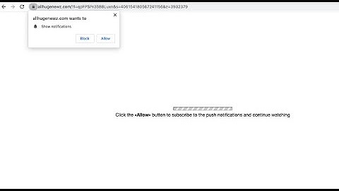 Allhugenewz.com web push notifications (Removal Guide).