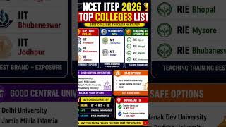 ncet itep best college list #ncet #itep #ncetpreparation #iit #study #itep #collge #motivation