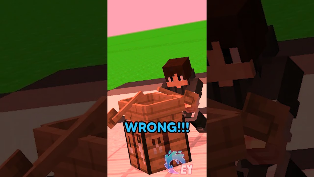 Escaping an Ocean Filled With Deadly Poison…#minecraft