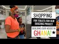 Shopping For Floating Toilets At Kimo in Ghana | Building Our Dream Home In Ghana |Building In Ghana