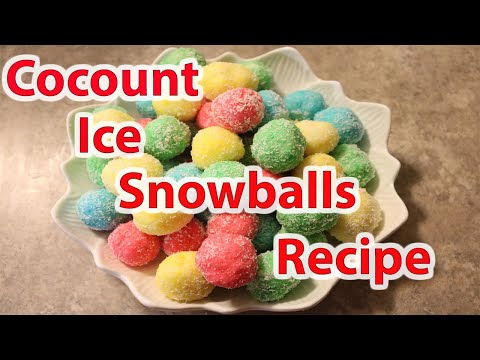 Coconut Ice Snowballs Recipe