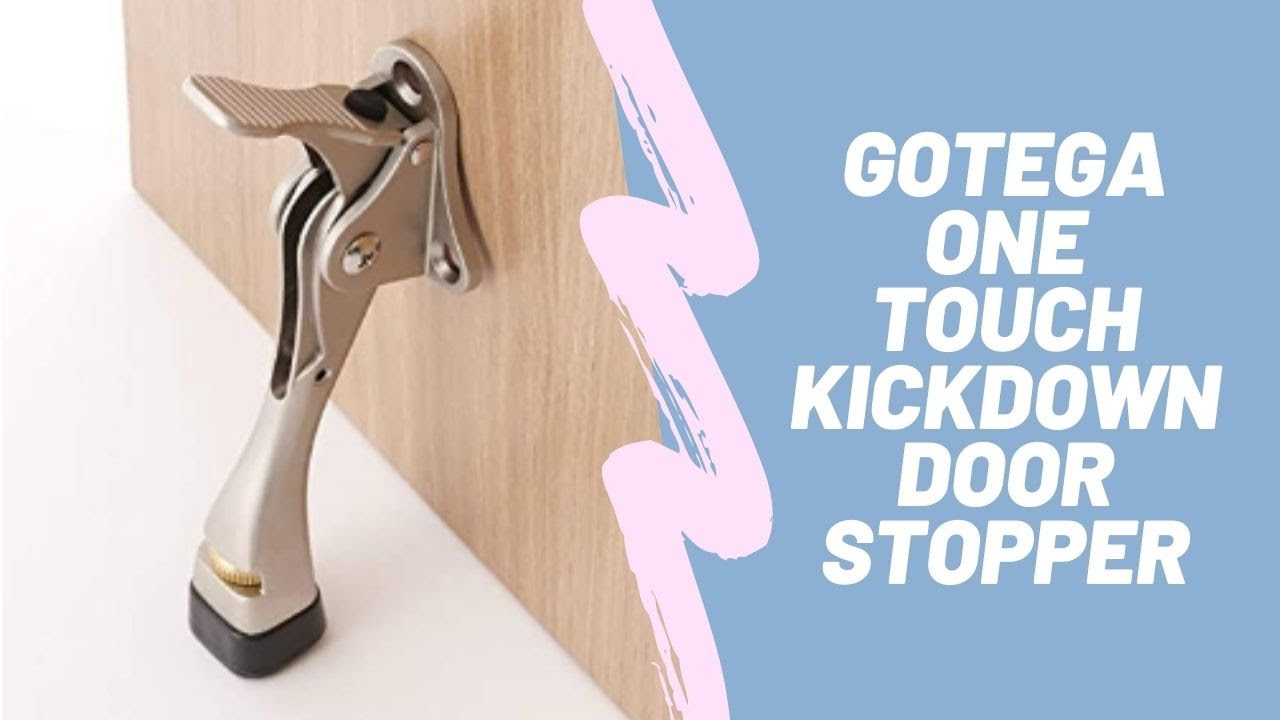 Gotega One Touch Kickdown Door Stopper | $100k BONUSES in Description