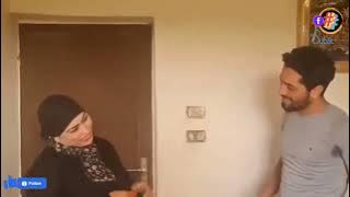 شوف نهي بتعمل ايه ؟ مع بتاع الكهرباء