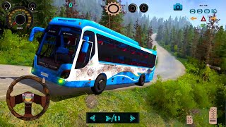 Offroad Otobüs Sürüş Simülatörü - Ultimate Mountain Bus Driving - Android Gameplay screenshot 1