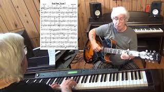 Bird Food ( Slow ) - Jazz guitar &amp; piano cover ( Ornette Coleman )