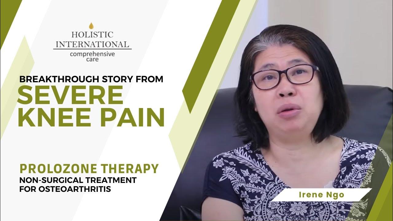 Prolozone Therapy for Knee Pain Irene Ngo Story YouTube
