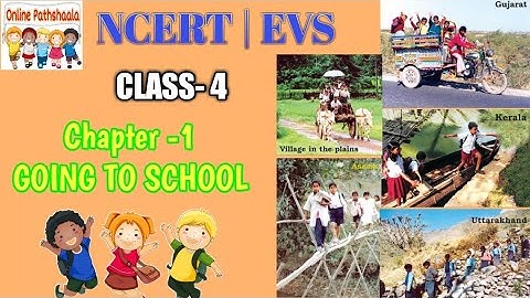 GOING TO SCHOOL  CHAPTER 1 NCERT  CLASS 4  EVS  🏫🖌️📚 #viral #education #viralvideo