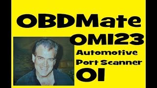OBDMate OM123 Automotive Port Scanner Open Box and Manual Part 1