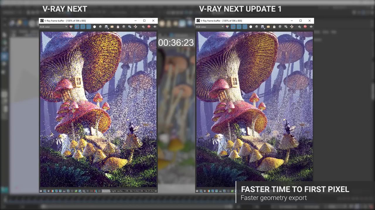 V Ray Next for Maya, Update 1 — What's new - YouTube
