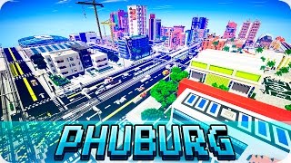 Minecraft Modern Phuburg City Map Cinematic Download Youtube