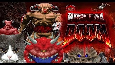BRUTAL DOOM v21 with Doom II Hell On Earth. Hardcore Maps Of Chaos #3