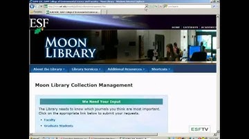 Library 411 - Accessing e-journals and databases