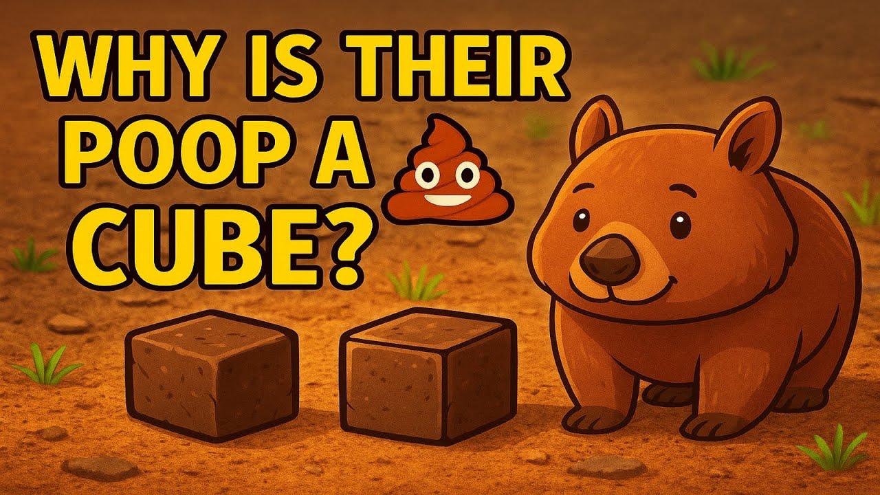 Nature’s Cube Poop Mystery: The Wombat’s Secret 💩🔍
