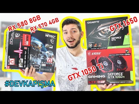 Nvidia GTX 1650 En Güçlü Rakibi AMD RX 570&rsquo;e Karşı - DEV KAPIŞMA 2!