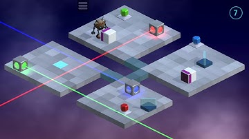 Into The Sky: Isometric Laser Block Puzzle - Level 7