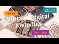 Vintage Digital Melody Watches - TIMEX - TEMPLAR - ZEON - FULL Review + Tutorial