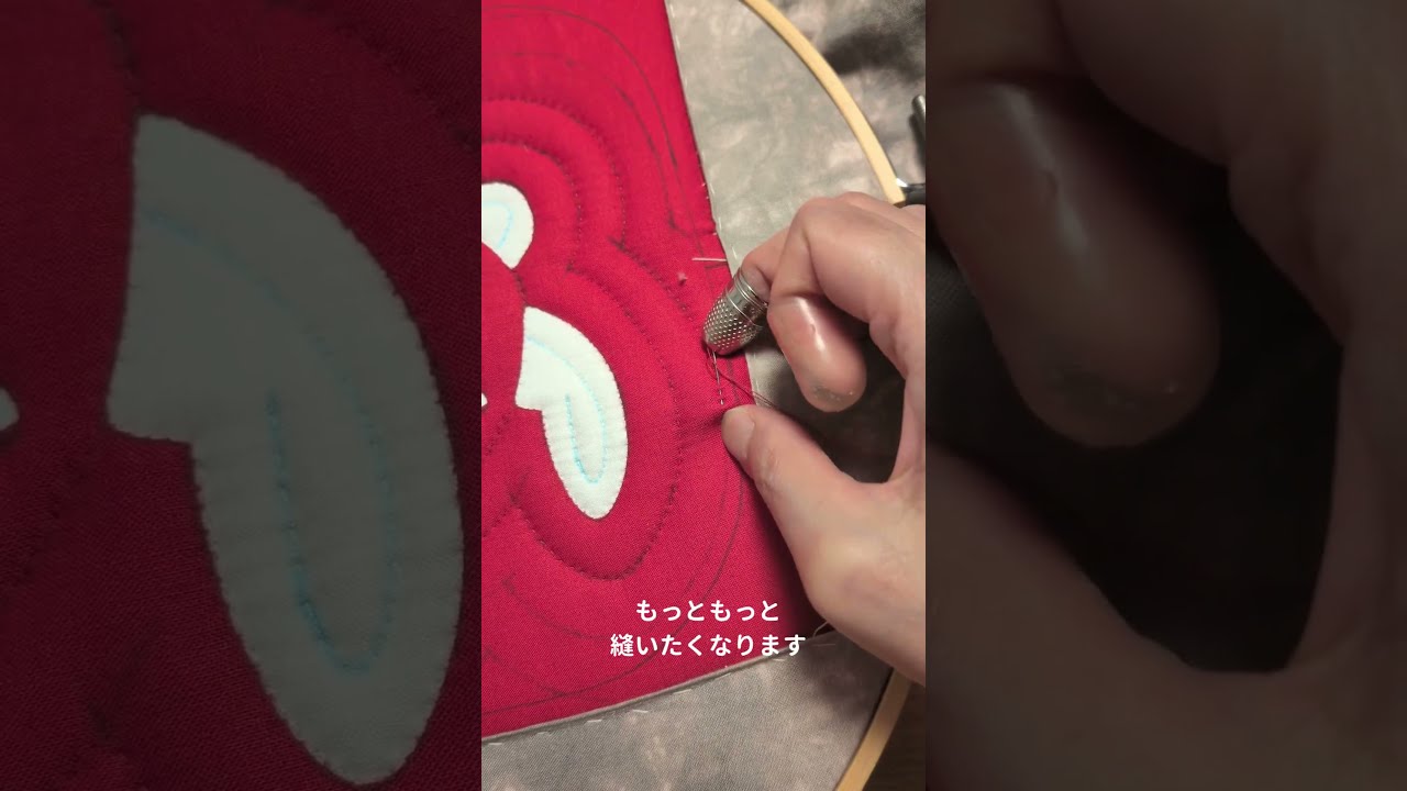 ハワイアンキルトのキルティング｜ゆっくり縫う楽しみ #ハワイアン