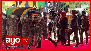  Rais Samia Alivyowasili Kuaga Mwili Wa Waziri Wa Ulinzi