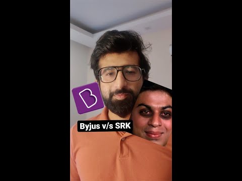 Byjus V/S Shah Rukh Khan! #Shahrukhkhan #Byjus #Shorts