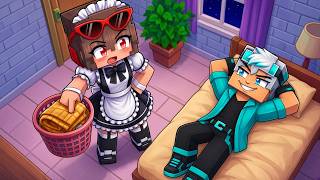 THE BILLIONAIRE and the POOR GIRL'S LOVE STORY in Minecraft