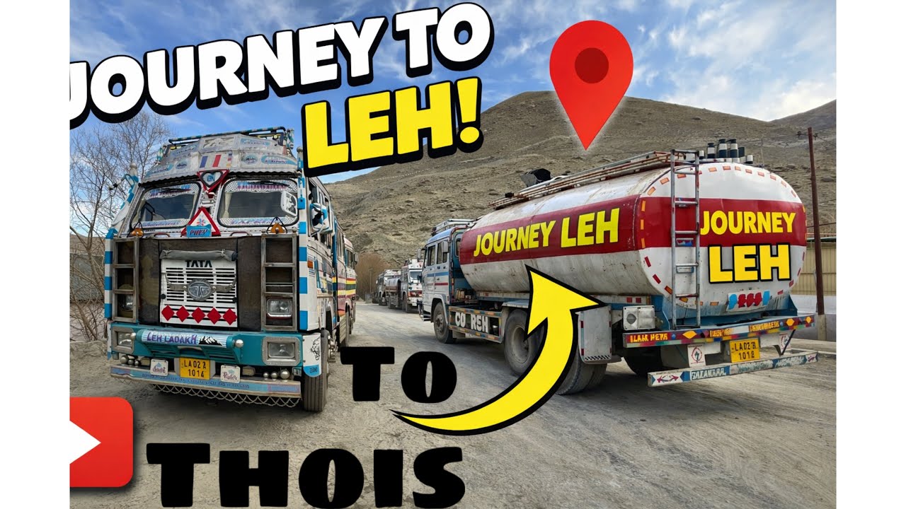 Leh to thois journey #lehladakh #mountains #driver #khardunglatop #himalayas #travel #snow #daily 