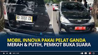 Viral Mobil Innova Pakai Pelat Ganda Merah Dan Putih, Pemkot Solo Buka Suara