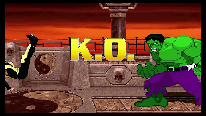 Hulk vs mk2 scorpion mugen fight (reupload)