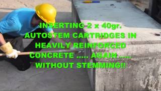 Solid Breaking Solutions   - AutoStem breaking reinforced concrete