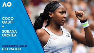 Coco Gauff v Sorana Cirstea Full Match | Australian Open 2020 Second Round