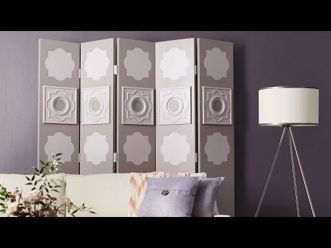 How to Make a Decorative Folding Screen