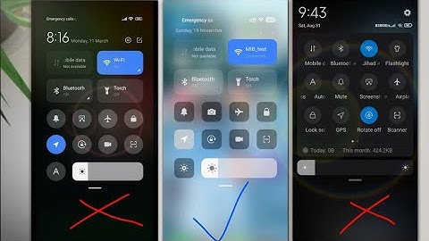 Enable Blur In Control Center in Any Redmi, Poco & Xiaomi Device